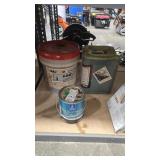 5 GALLON ENGINE CLEANER, GLASS CLEANER AND 1 GALLN