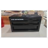 US GENERAL MINI 2 DRAWER TOOL BOX