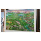 GLACIER NAT'L PARK TOURIST PROMOTION MAP