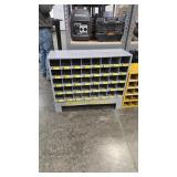 KIMBALL MIDWEST 40 SLOT METAL ORGANIZER SHELF