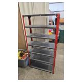 7 TIER METAL SHELF 58' X 30' X 11'