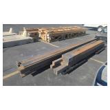 1' X 6' X 16' WOOD BOARDS AND VARIOUS SIZED BEAMS