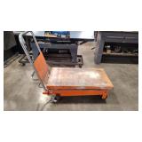 HYDRAULIC LIFT TABLE CART 20' X 36' PLATFORM