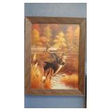 DEER FRAMED PRINT