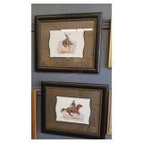 2 - FREDERIC REMINGTON FRAMED PRINTS