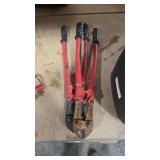 2 SETS OF BOLT CUTTERS
