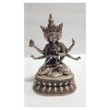 METAL TIBETAN NAMGYALMA STATUE