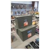 3 METAL AMMO CANS