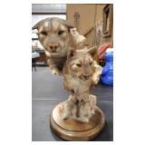'INTRUSION' RESIN SCULPTURE W/ WOOD BASE
