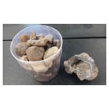 QUARTZ  SPECIMENS & DUGWAY GEODE