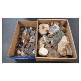 POLISHED ROCK QUARTZ & CRYSTALS