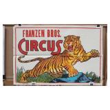 FRANZEN BROS. VTG LITHOGRAPH POSTER