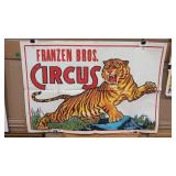 FRANZEN BROS. VTG LITHOGRAPH POSTER