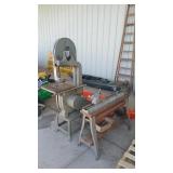 DELTA WOOD LATHE AND ELEPHANT 18'  BANDSAW