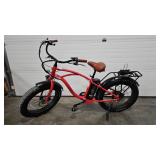 CABO ELEVATE BEACH CRUISER E-BIKE W/ CHARGER