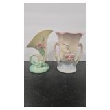 2 - HULL POTTERY WOODLAND & WILDFLOWER VASES