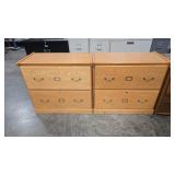 2 - HORIZONTAL 2 DRAWER COMPOSIT WOOD FILING