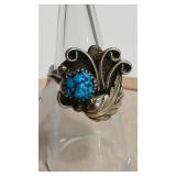 925 TURQUOISE NATIVE AMERICAN STYLE RING