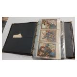GLACIER NP & NATIVE AMERICANA VTG POSTCARD BINDER