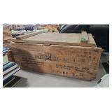 WOOD ARTILLERY CRATE