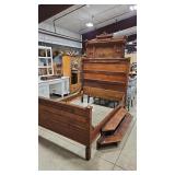 EASTLAKE DOUBLE HEADBOARD FOOT BOARD RAILS & STEPS
