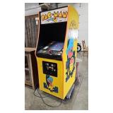 1980 MIDWAY PAC MAN  ARCADE GAME W/ KEY