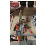 10 ASSORTED BAR CLAMPS
