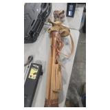 VINTAGE PRO-BAR GOLF BAG AND KLIO RITE CLUBS