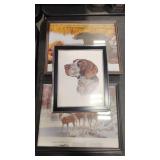 12 - FRAMED ANIMAL ART ASSORTMENT