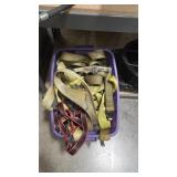 TOTE OF ASSORTED STRAPS