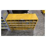 40 SLOT METAL ORGANIZER SHELF W/ ASSORTED BOLTS