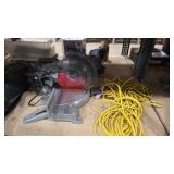 RIDGID 12' MITER SAW W/ EXTENSION CORD