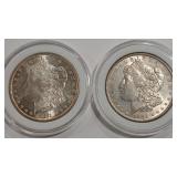 1881 S & 1881  MORGAN SILVER DOLLARS