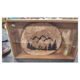 WOODLAND THEME CEDAR SHADOWBOX