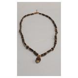 TIGER EYE COLOR NECKLACE & PENDANT