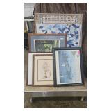 UNCLAIMED ART ASSORTMENT CART