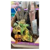 BOX W/ AQUARIUM ITEMS