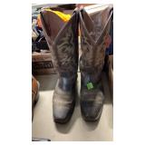 JUSTIN COWBOY BOOTS SIZE 9EE