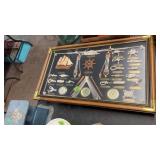 NAUTICAL KNOT DISPLAY SHADOW BOX