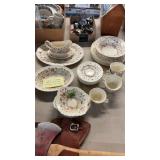 27 PC OF HANDPAINTED DESERT BLOOM CHINA
