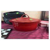 CALPHALON ROASTER, RED