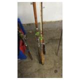 GROUP OF FISHING POLES