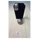 PR OF 925 SILVER EARRINGS **1 MISSING A POST