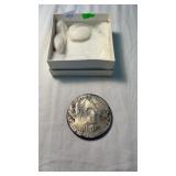 1972 PANAMA 20 BALBOAS COIN  (4oz STERLING SILVER)