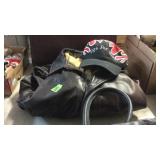 LEATHER JACKET  & A BASEBALL HAT