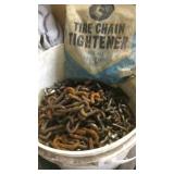 BUCKET OF TIRE CHAINS