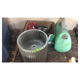 FAN BLADE, PROPANE REGULATOR, GAS CAN & MISC