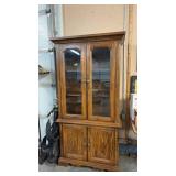 OAK CHINA CABINET