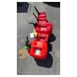 5 FUEL CANS