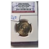 2007 THOMAS JEFFERSON BRILLANT ONE DOLLAR COIN